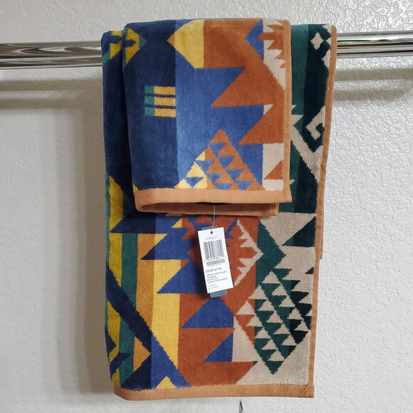 Pendleton Journey West Bright Jaquard Hand Towel & Wash Cloth - Picture 1 of 11
